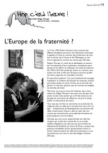 HOP 2012 : L&#039;Europe de la fraternité